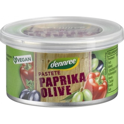 Dennree Paštéta Paprika olivy BIO vegan 125 g