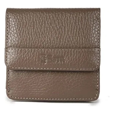 Дамски портфейл естествена кожа 555 тъмнобежов