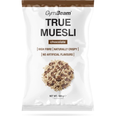 GymBeam True Muesli 500 g шоколад