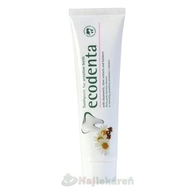 Ecodenta zubná pasta pre citlivé zuby s harmančekom klinčekmi a Kalidentem Toothpaste For Sensitive Teeth 100 ml