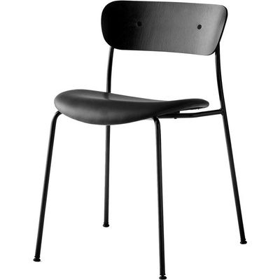 &Tradition Pavilion AV3 black lacquered Oak / black leather