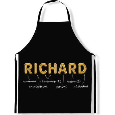 IMPAR Zástěra Mužská jména Gold Richard
