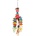 TRIXIE Colourful Wooden Toy for the Bird Cage - Дървена играчка за големи папагали, 35 см