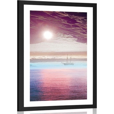 Plakát s paspartou kouzelná plavba po moři - 40x60 no frame
