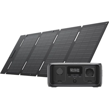 EcoFlow RIVER 3 UPS 256Wh + 45W Portable Solar Panel Bundle