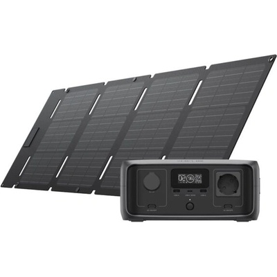EcoFlow RIVER 3 UPS 256Wh + 45W Portable Solar Panel Bundle