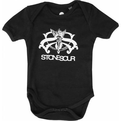 Detské body Metal Kids Stone Sour Logo Čierna