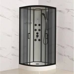 Inter Ceramic Хидромасажна душ кабина "АЛЕЙНА" ICSH 8535 EASY ASSEMBLE, 90x90x215см, 5мм (8535 EASY ASSEMBLE)