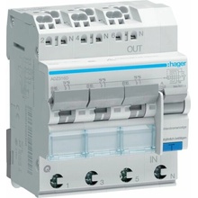 Hager 3x1P+N 16A B 0,03A A ADZ316D