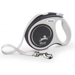 flexi Автоматичен повод Flexi COMFORT PLUS S ЛЕНТА - Антрацит, 5 м за кучета до 15 кг NOBBY Germany 04583