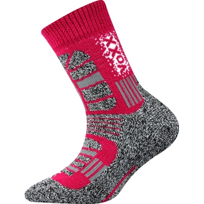 VOXX Trakčné ponožky pre deti magenta