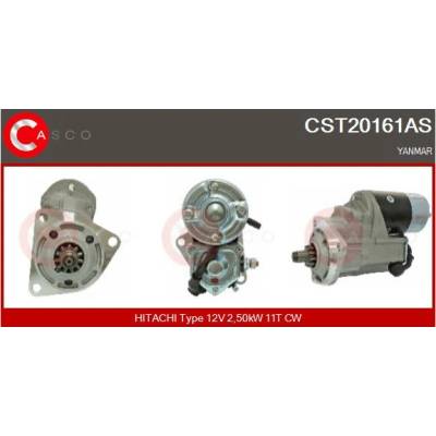 CASCO Alternátor 12V 140A s kolem AFP