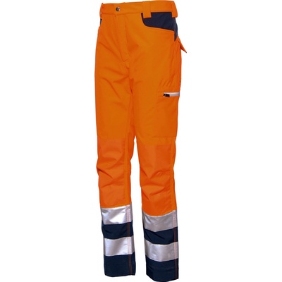 ISSA LINE Gordon Reflexné softshellové nohavice oranžová