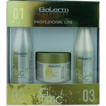Salerm Citric Balance šampon 250 ml + maska 250 ml + bitrat 250 ml dárková sada