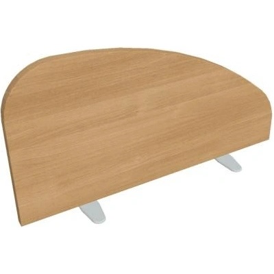 Hobis Paraván plochu stola oblý 80 cm dub