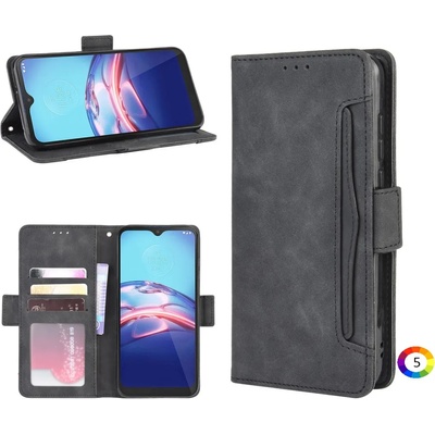 Motorola Moto E (2020) Magnetic Wallet Кожен Калъф и Протектор