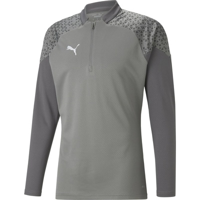Puma Teamcup Training 1/4 Zip Top sivá