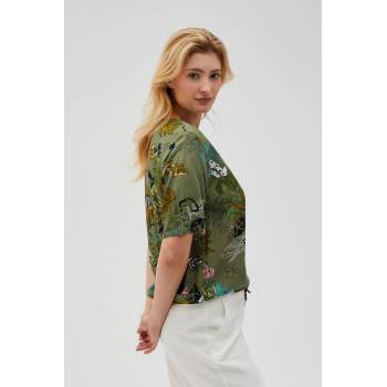 Moodo Маслинена дамска риза Moodo | Zelen | ЖЕНИ | S