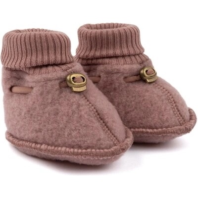 Mikk Line kojenecké vlněné merino capáčky 9815 Burlwood