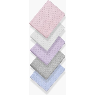 Interbaby Detská deka extra mäkká guličky Ružová