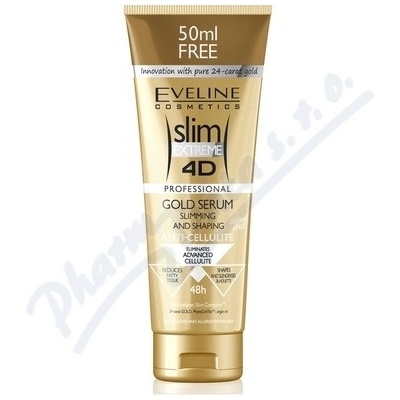 Eveline Cosmetics Slim 4D Gold sérum na hubnutí a tvarování 250 ml – Zboží Dáma