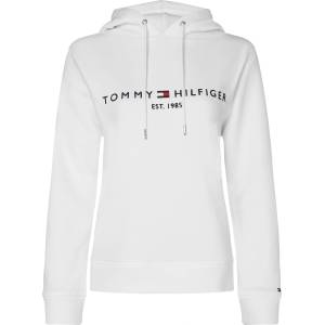 Tommy Hilfiger Суичър Tommy Hilfiger Essential Hilfiger Hoodie - WHITE YBR