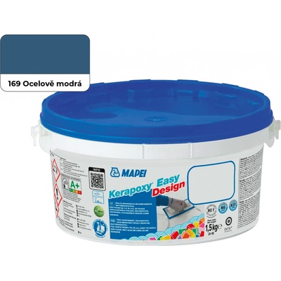 Mapei Kerapoxy Easy Design 169 ocelově modrá (1,5kg)