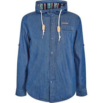 Criminal Damage Яке Criminal Damage Men's Fly Jack Hood Denim Jacket - Blue