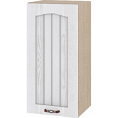 ИРИМ Горен кухненски шкаф Сити МФ-Бяло фладер-04-66 ляв 35 см