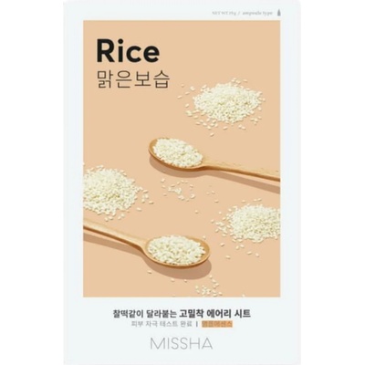 MISSHA - Airy Fit Sheet Mask 19g - Rice