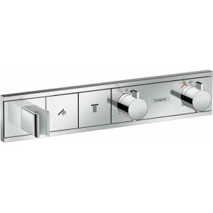 Hansgrohe Термостатичен смесител за душ Hansgrohe RainSelect, хром, 2 функции, с портиер (15355000)