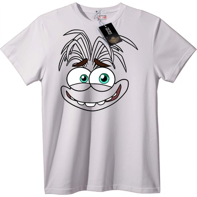 NOONEBRAND Тениска Карикатурно Лице - 7XL, Black