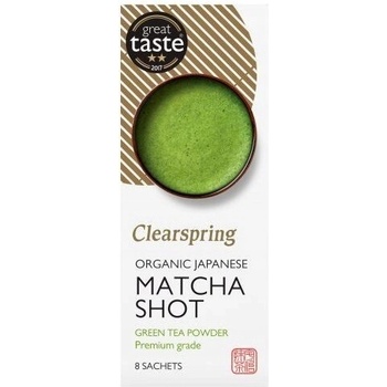 CLEARSPRING Matcha shot japonská prémiová grade matcha 8 x 1 g