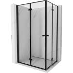 Mexen Mist-F Duo сгъваем параван за душ, дясна 80 x 85 см, черна рамка - 8A6-080L-085P-70-70 (8A6-080L-085P-70-70)