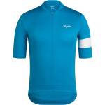 Rapha Мъжка фланелка с къс ръкав за колоездене Rapha Core Jersey Cycling jersey - Teal Blue / White (056-3756-1712)