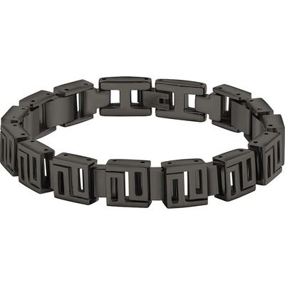 Police Výrazný oceľový náramok Himal Black PJ26563BSU.02