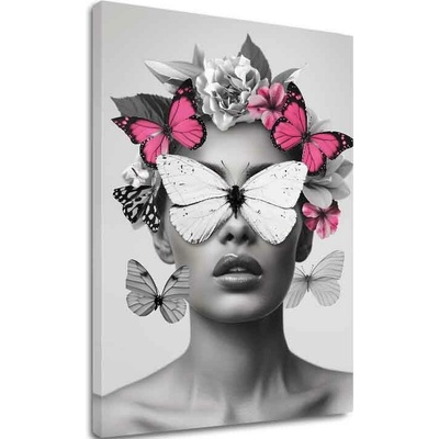 Obraz Butterfly Vision | Talianske plátno - 100x150 cm