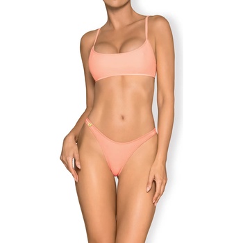 Image 1 of Obsessive Mexico Beach Bikini Coral L