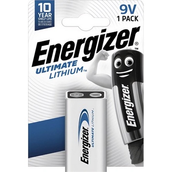 Energizer ultimate lithium батерия с дълъг живот 6lr61, литиева, 1бр. /опаковка (e301535000)