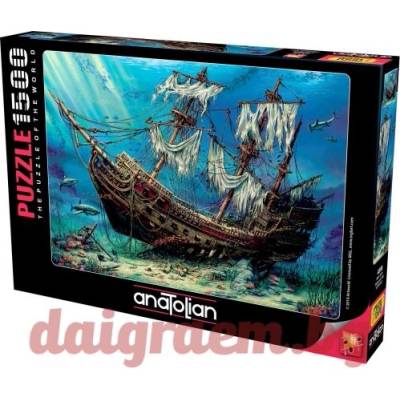 Anatolian Пъзел anatolian 4558 - 1500 части - Потънал кораб (p4558)