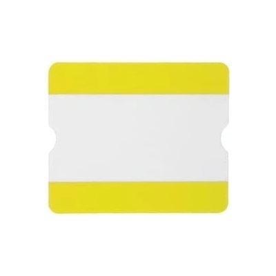 Samolepicí vyznačovací kapsy WT-5118, 1/3 A4 otevřená – PVC, žlutá, 216×180 mm, balení 10 ks