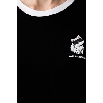 Karl Lagerfeld тениска дамска от памук IKON (B3W17092)
