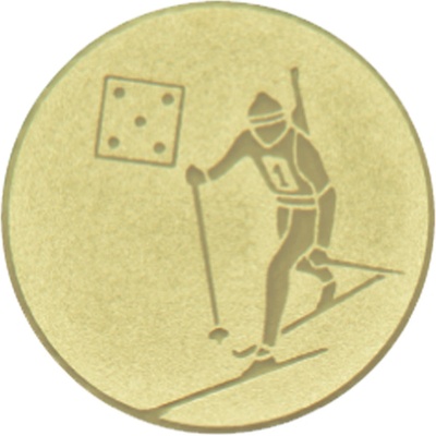 Emblém biatlon zlato 25 mm