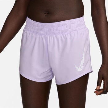 Nike Къси панталони Nike One Swoosh Women's Dri-FIT Running Mid-Rise Brief-Lined Shorts - Lilac Bloom