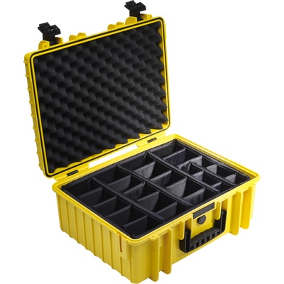 BW Outdoor Cases Type 6000 / Yellow divider system