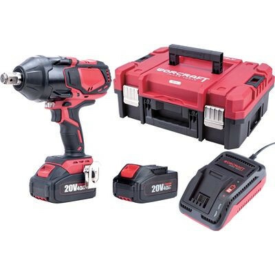 Worcraft Set XCUBE007 ShareSYS Toolbox, uťahovák CIW-S20LiB-1800, 2x 4.0 Ah akumulátor, 1x nabíjačka