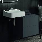 Ideal Standard Atelier Conca стенен шкаф за монтаж в антрацит мат с 2 чекмеджета и 60 см плот (T4321Y2)