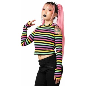 KILLSTAR дамска блуза с дълги ръкави KILLSTAR - Dazzle Daze - Rainbow - KSRA005948