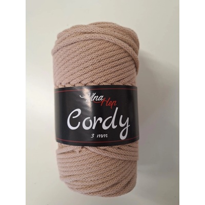 Vlna-hep Cordy šňůry 3mm - 8214 béžová