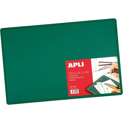 APLI řezací podložka oboustranná 450 x 300 mm PVC zelená